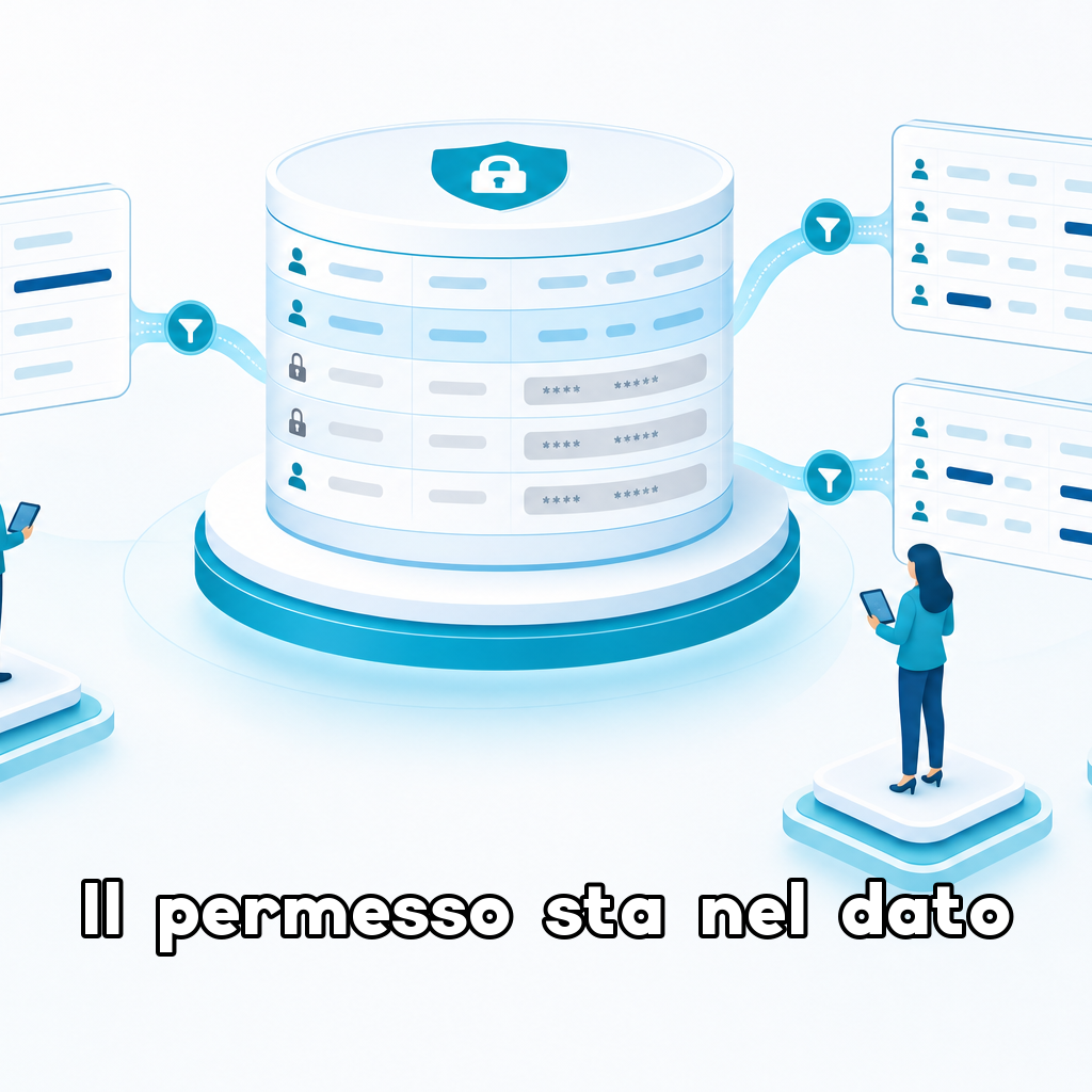 L'autorizzazione si sposta sul dato